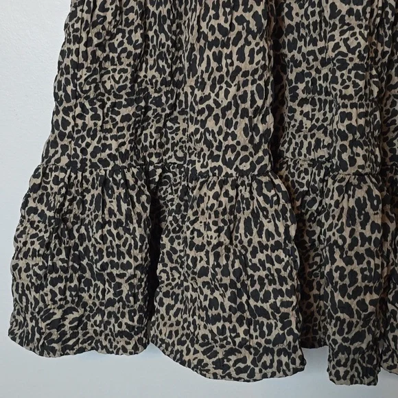 ZARA Leopard Print DRESS - Picture 4 of 5